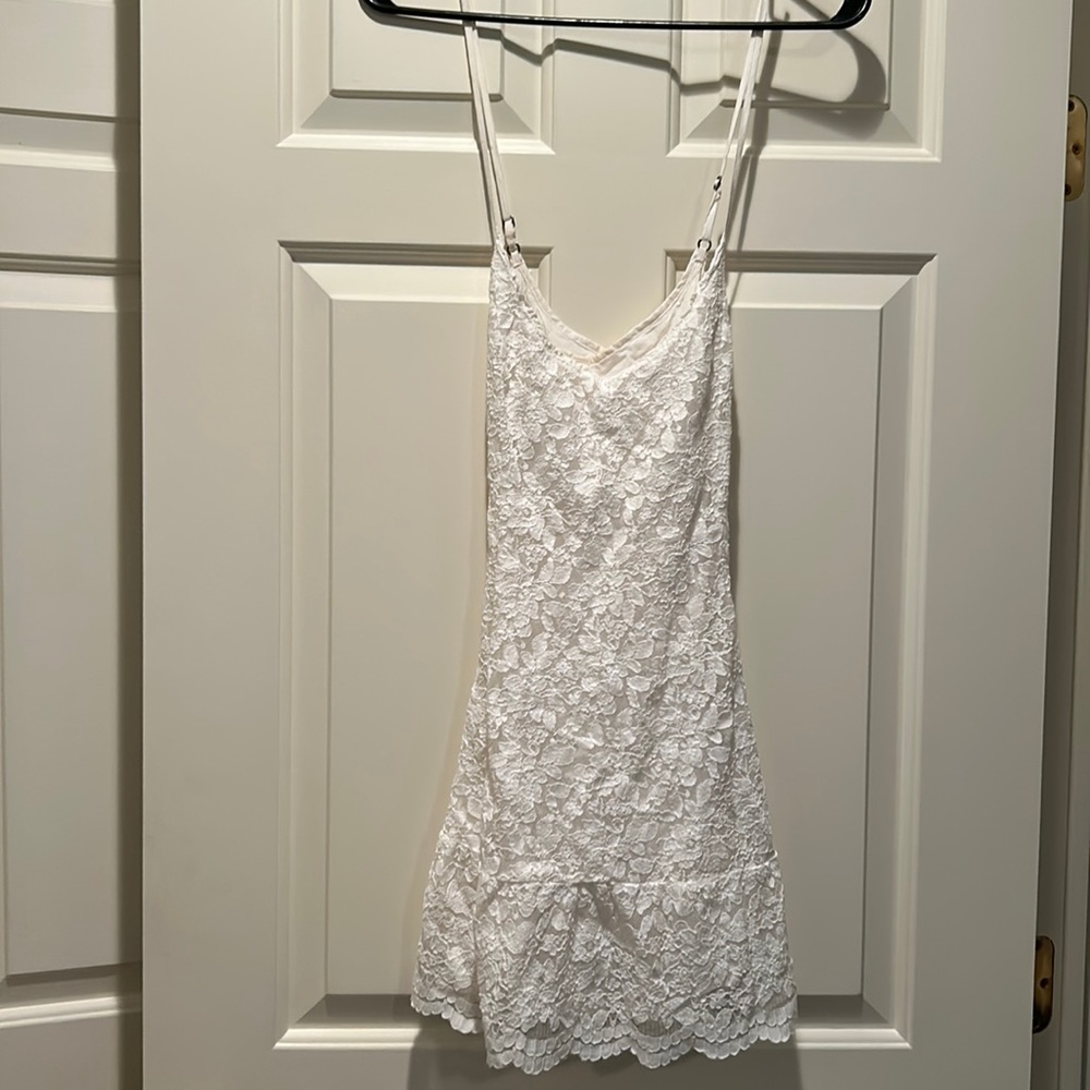 A&F White lace dress